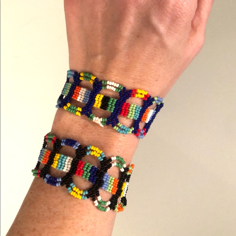 Handmade Multicolor Beaded Bracelets